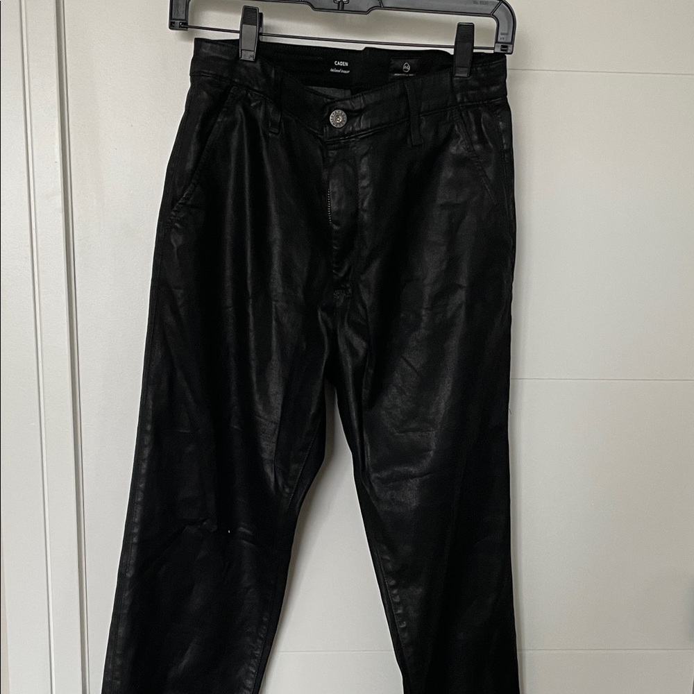 AG Adriano Goldschmied Black Women's Straight Leg Jeans
